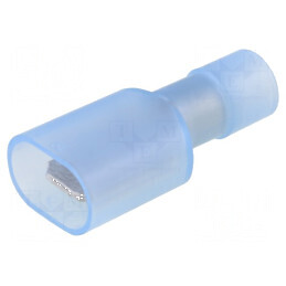 Terminal plat 6,3mm tată 2mm2 crimpat pe cablu izolată | Electronic-mag.ro | Componente Electronice