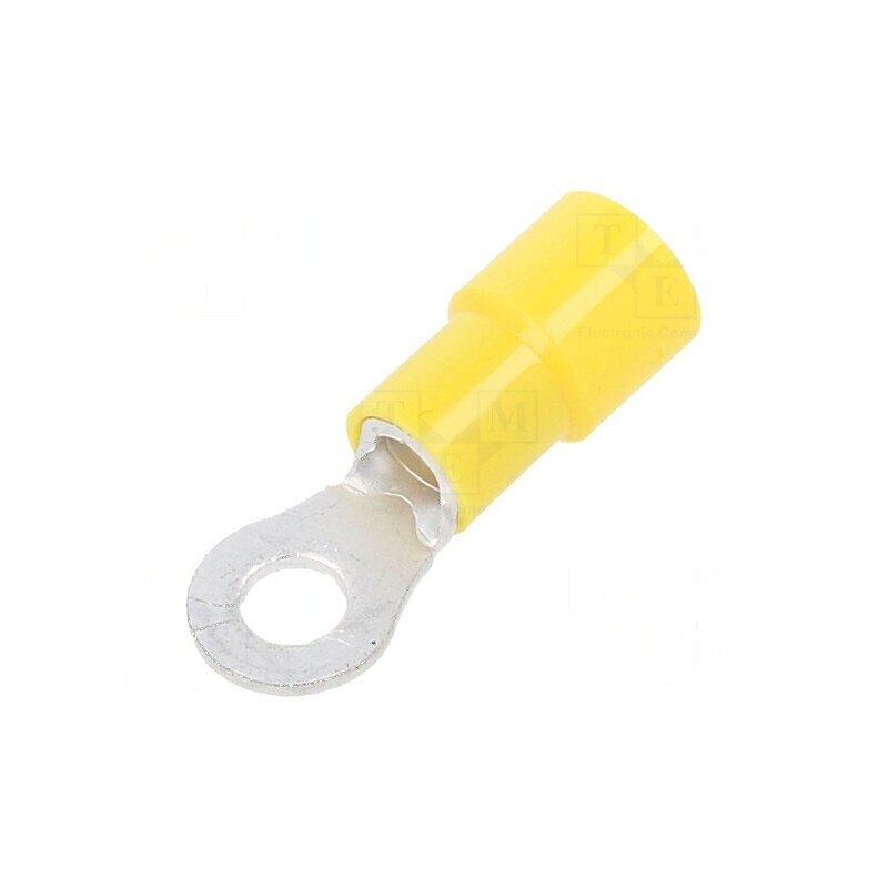 Vârf inelar M4 4,3mm 2,63-6,63mm² crimpat pe cablu izolată | Electronic-mag.ro | Componente Electronice