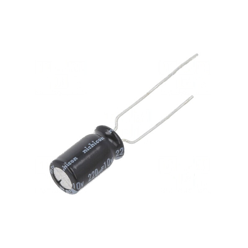 Condensator electrolitic low ESR 220uF 10VDC THT Ø6,3x11mm | Electronic-mag.ro | Componente Electronice Condensator electrolitic low ESR 220uF 10VDC THT Ø6,3x11mm | Electronic-mag.ro | Componente Electronice