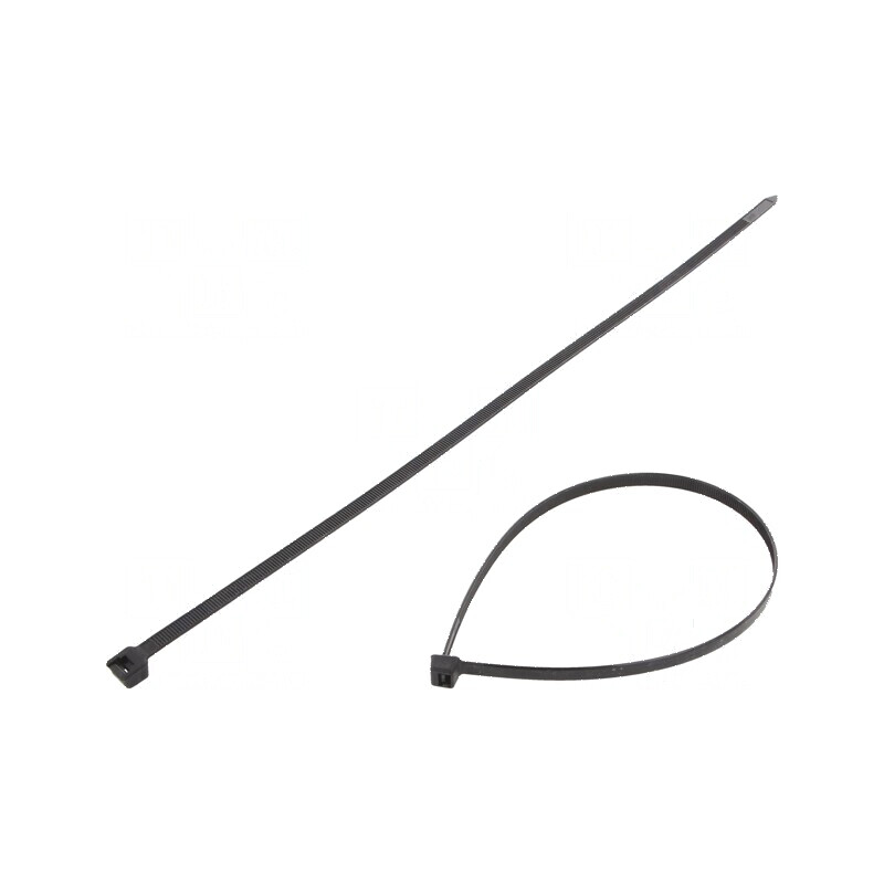 Colier de strângere poliamidă 800N negru 430mm x 9mm | Electronic-mag.ro | Componente Electronice