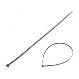 Colier de strângere poliamidă 540mm 7,6mm 550N negru | Electronic-mag.ro | Componente Electronice