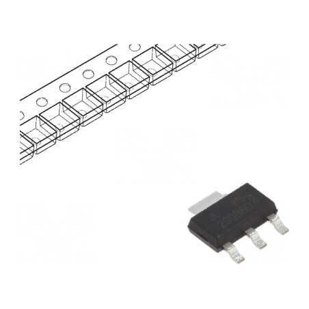 Triac 600V 0,8A SOT223 - Componentă electronică 3Q, Hi-Com | Electronic-mag.ro | Componente Electronice