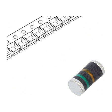 Diodă redresoare SMD 200V 1A 50ns DO213AB GL41 Ufmax 1V | Electronic-mag.ro | Componente Electronice