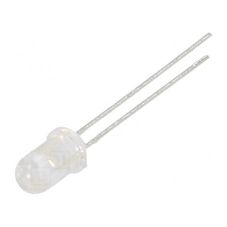 LED 5mm roșie 3000-12000mcd 30° convex 130mW | Electronic-mag.ro | Componente Electronice
