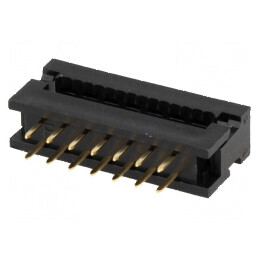 Conector IDC adaptor 14 PIN THT pentru cablu bandă 1,27mm | Electronic-mag.ro | Componente Electronice