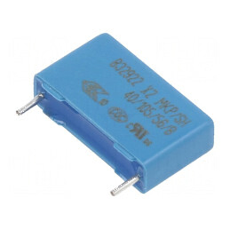 Condensator poliester 100nF 305VAC 15mm ±20% 18x10,5x5mm | Electronic-mag.ro | Componente Electronice