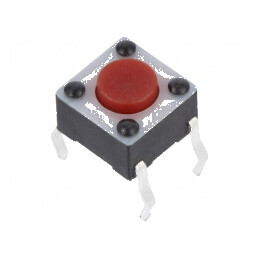 Microîntrerupător TACT SPST-NO 0,05A/24VDC THT | Electronic-mag.ro | Componente Electronice