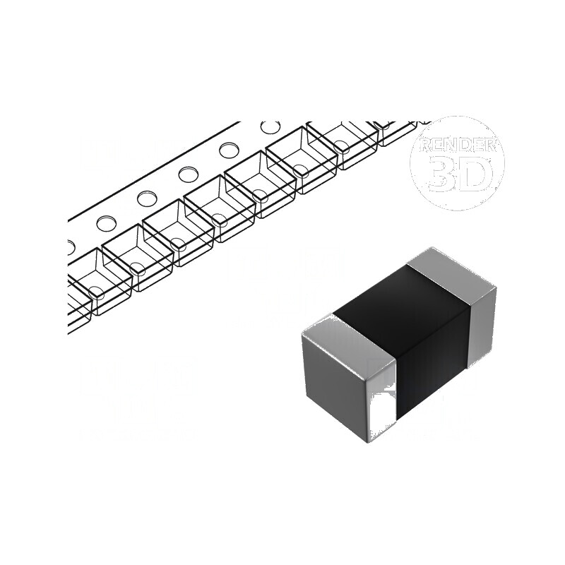 Termistor NTC 100kΩ SMD 0805 -55÷125°C 210mW ±5% | Electronic-mag.ro | Componente Electronice