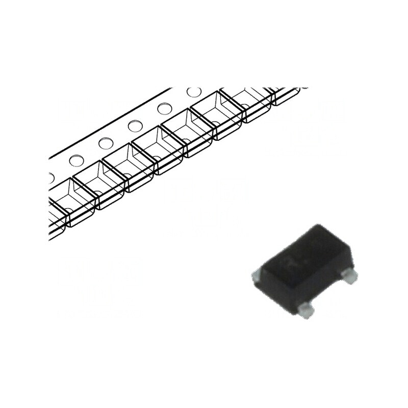 Tranzistor NPN bipolar RF 15V 80mA 0,38W TSFP-3 | Electronic-mag.ro | Componente Electronice