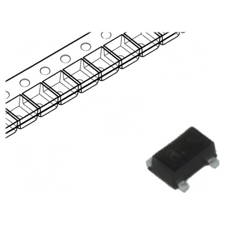 Tranzistor NPN bipolar RF 15V 80mA 0,38W TSFP-3 | Electronic-mag.ro | Componente Electronice
