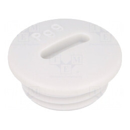 Capac protecție PG9 IP54 polistiren gri deschis 6mm | Electronic-mag.ro | Componente Electronice