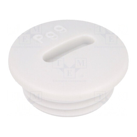 Capac protecție PG9 IP54 polistiren gri deschis 6mm | Electronic-mag.ro | Componente Electronice