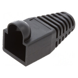 Protecție mufă RJ45 neagră  | Electronic-mag.ro | Componente Electronice