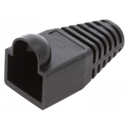 Protecție mufă RJ45 neagră  | Electronic-mag.ro | Componente Electronice
