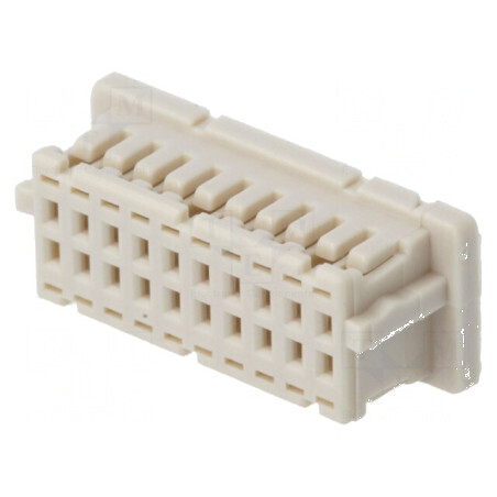 Conector cablu-placă DF20 1mm 20PIN mamă fără contacte | Electronic-mag.ro | Componente Electronice