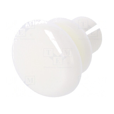 Diblu poliamidă 6mm albă pentru montaj | Electronic-mag.ro | Componente Electronice