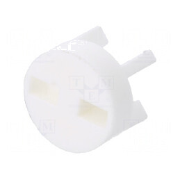 Bucșă de distanțare LED 6mm pentru LED 5mm, Lungime 4.8mm UL94V-0 | Electronic-mag.ro | Componente Electronice