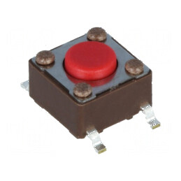 Microîntrerupător TACT SPST-NO 0,05A/12VDC SMT Poz: 2 | Electronic-mag.ro | Componente Electronice