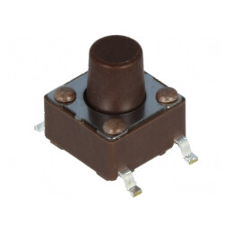 Microîntrerupător TACT SPST-NO 0,05A 12VDC SMT | Electronic-mag.ro | Componente Electronice