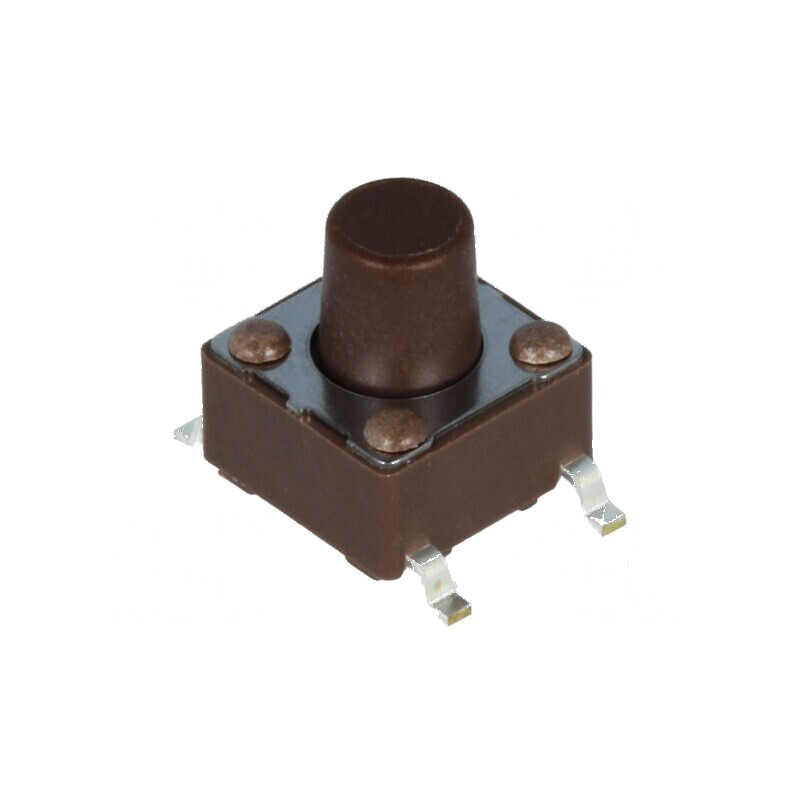 Microîntrerupător TACT SPST-NO 0,05A 12VDC SMT | Electronic-mag.ro | Componente Electronice