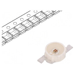 LED SMD roșie 2,1mm 560-1800mcd 120° 30mA λd: 620-630nm | Electronic-mag.ro | Componente Electronice