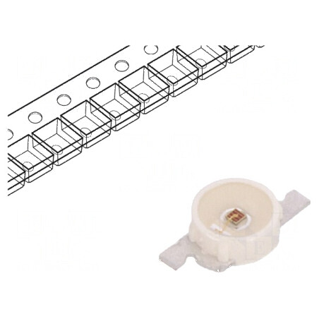 LED SMD roșie 2,1mm 560-1800mcd 120° 30mA λd: 620-630nm | Electronic-mag.ro | Componente Electronice