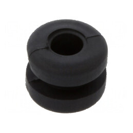 Manşon negru Ø 4,8mm Øorif 3,2mm -40÷135°C UL94HB | Electronic-mag.ro | Componente Electronice