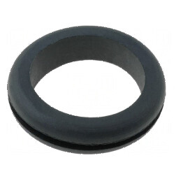 Manșon din gumă neagră Ø19,5mm pentru Ø18mm | Electronic-mag.ro | Componente Electronice