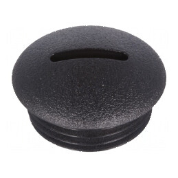 Capac de protecţie M20 1,5 poliamidă neagră 7,5 mm | Electronic-mag.ro | Componente Electronice