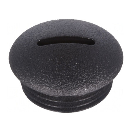 Capac de protecţie M20 1,5 poliamidă neagră 7,5 mm | Electronic-mag.ro | Componente Electronice