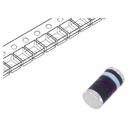Diodă redresoare SMD 1kV 1A DO213AB Ufmax 1,2V | Electronic-mag.ro | Componente Electronice