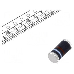 Diodă redresoare SMD 1,6kV 1A DO213AB MELF plastic | Electronic-mag.ro | Componente Electronice