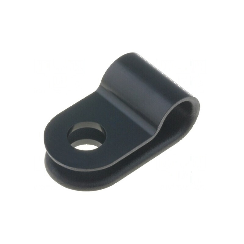 Clipsuri tip P pentru cabluri Ø 5mm, lățime 10mm | Electronic-mag.ro | Componente Electronice Clipsuri tip P pentru cabluri Ø 5mm, lățime 10mm | Electronic-mag.ro | Componente Electronice