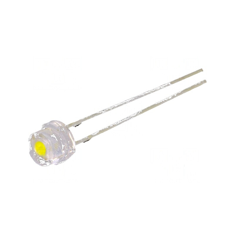 LED alb rece 4,8mm 5800-7000mcd 140° 2V-3,6VDC | Electronic-mag.ro | Componente Electronice