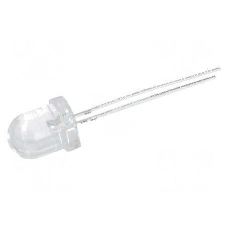 LED 8mm roșie 10000-13000mcd 30° convex | Electronic-mag.ro | Componente Electronice