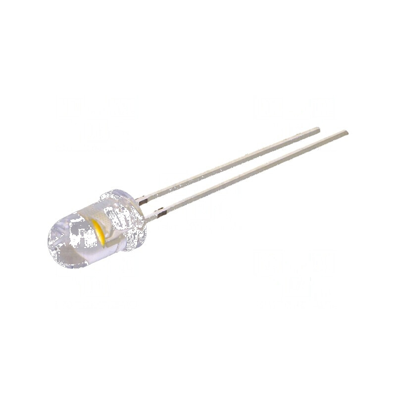 LED 5mm Alb Cald Convex 28000-38000mcd 30° | Electronic-mag.ro | Componente Electronice