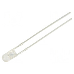 LED 3mm Albastru 7000-8400mcd 30° Convex | Electronic-mag.ro | Componente Electronice