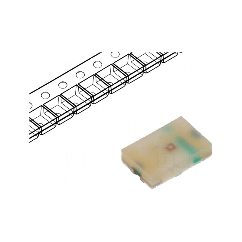 LED SMD 0805 Verde 4,5-15mcd 2x1,25x0,4mm 130° 20mA 572nm | Electronic-mag.ro | Componente Electronice LED SMD 0805 Verde 4,5-15mcd 2x1,25x0,4mm 130° 20mA 572nm | Electronic-mag.ro | Componente Electronice