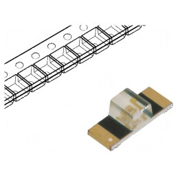 LED SMD 1305 Albastru 18-45mcd 3,4x1,25x1,1mm 150° 20mA 78mW | Electronic-mag.ro | Componente Electronice