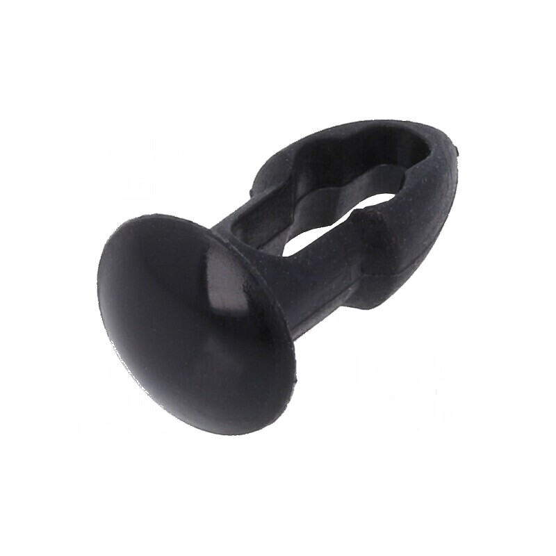 Diblu poliamidă 4,8mm x 6,4mm negru UL94V-2 | Electronic-mag.ro | Componente Electronice