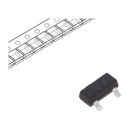 Tranzistor N-JFET 25V 0,225W SOT23 10mA | Electronic-mag.ro | Componente Electronice
