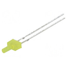 LED galben 2mm cu clipire 68÷100mcd 90° 20mA lentilă difuză 20m | Electronic-mag.ro | Componente Electronice