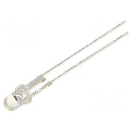LED 3mm aurie 22000-25000mcd 30° convex | Electronic-mag.ro | Componente Electronice