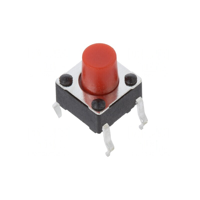 Microîntrerupător TACT SPST-NO 0,05A/12VDC THT | Electronic-mag.ro | Componente Electronice