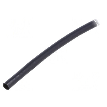 Manșon electroizolant PVC negru 10m Ø2,5mm -20° până la 125°C | Electronic-mag.ro | Componente Electronice
