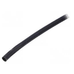 Manşon electroizolant PVC negru 3mm 10m -20÷125°C | Electronic-mag.ro | Componente Electronice