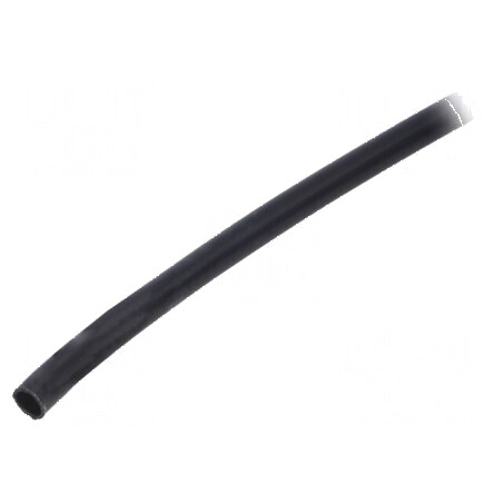 Manşon electroizolant PVC negru 3mm 10m -20÷125°C | Electronic-mag.ro | Componente Electronice