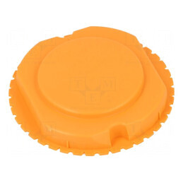 Capac portocalie 60mm | Electronic-mag.ro | Componente Electronice
