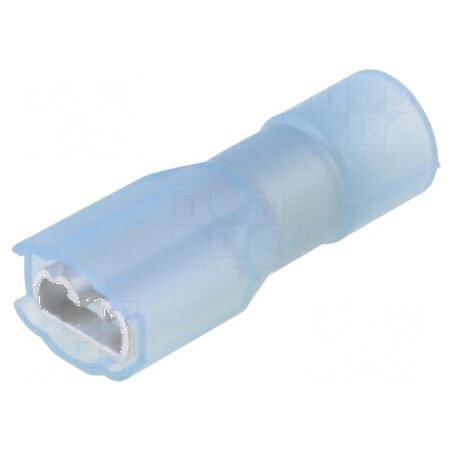 Terminal plat 4,8mm 0,5mm mamă 2mm2 crimpat pe cablu izolată | Electronic-mag.ro | Componente Electronice