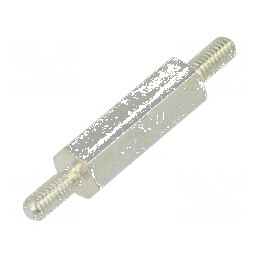 Piuliță distanțieră filetată 15mm M2,5 hexagonală | Electronic-mag.ro | Componente Electronice
